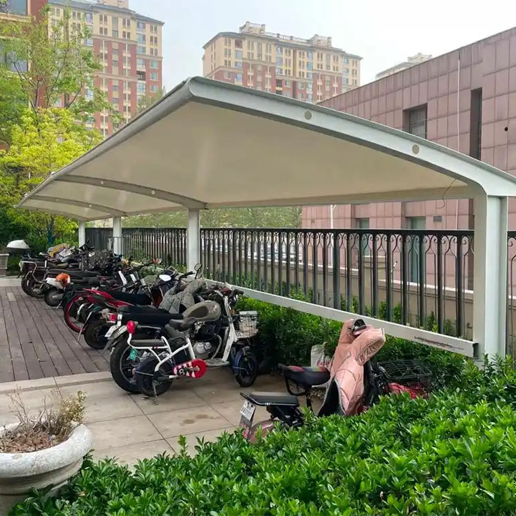 南华县膜结构电动车棚